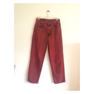 Vintage Red Levis